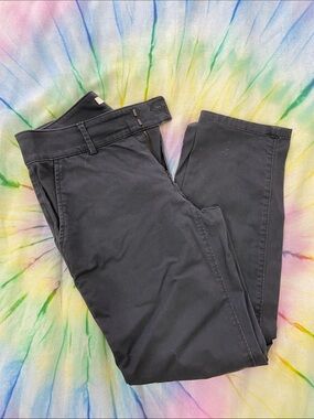 LOFT Straight Leg Pants in Charcoal Black Lot 4